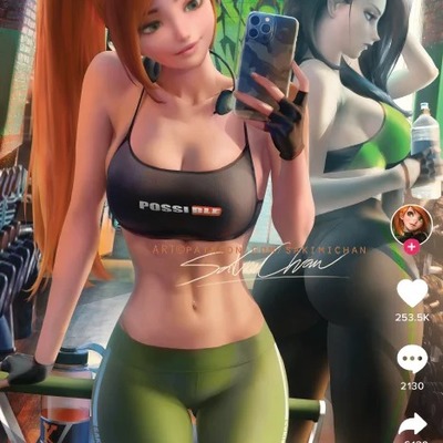 Kim & shego gym poster #436