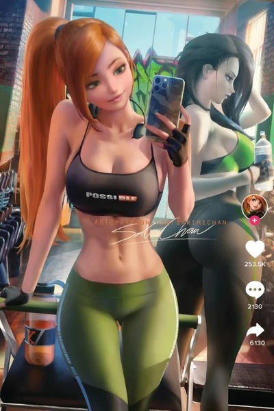 Kim & Shego Gym Poster #436