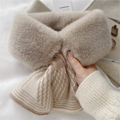 Fashion mufflers warm neck collar scarf