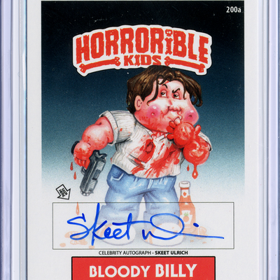 Bloody billy horrorible kids skeet ulrich - celebrity auto card