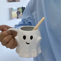 Cute Ghost Coffee Mug - Thumbnail 7