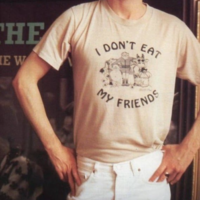 Free Shipping-I DON'T EAT MY FRIENDS TEE - Thumbnail 3