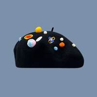 Planet Woolen Beret Hat - Thumbnail 1