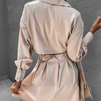 Elegant Women's Long Sleeve Dress - Thumbnail 3