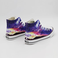 New cosmic starry sky hand painted shoes - Thumbnail 5