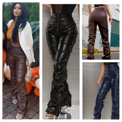 Faux leather pants-td - Thumbnail 4
