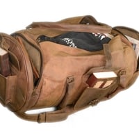 Handmade Got Leather Bag Duffer Sports GYM Overnight Air Cabin Travel Bag.   - Thumbnail 2