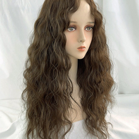 JK Brown Curly Long Wig - Thumbnail 4