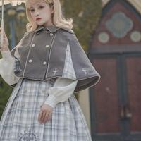 Original Design Detective Dress Cape Set - Thumbnail 6