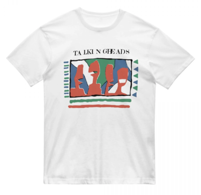 Free Shipping-TALKING HEADS VINTAGE GRAPHIC TEE 