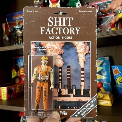 Doodoo factory action figure (one-of-a-kind)