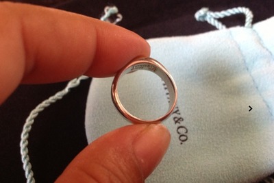 100% Authentic Tiffany & Co. Cushion Ring