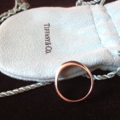 100% authentic tiffany & co. cushion ring