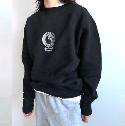 VINTAGE YIN YANG LOGO SWEATER