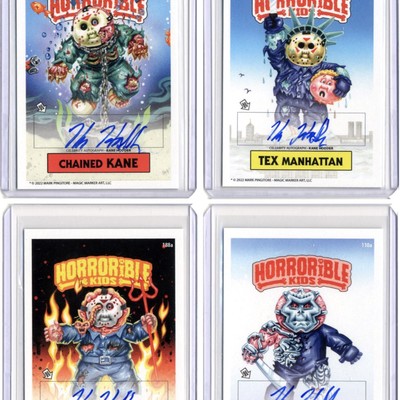 Horrorible kids kane hodder - celebrity auto cards