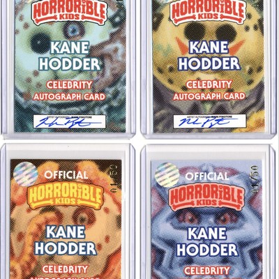 Horrorible kids kane hodder - celebrity auto cards