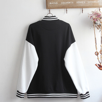 Cute cat baseball uniform couple jacket jacket - Thumbnail 5