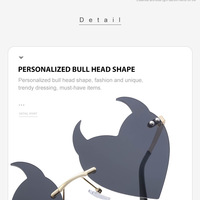 Devil angle love sunglasses - Thumbnail 4