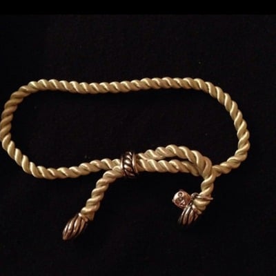 100% authentic david yurman silk rope bracelet