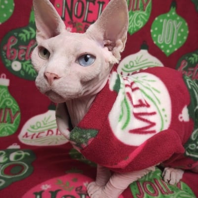 Xmas baubles - luxe fleece