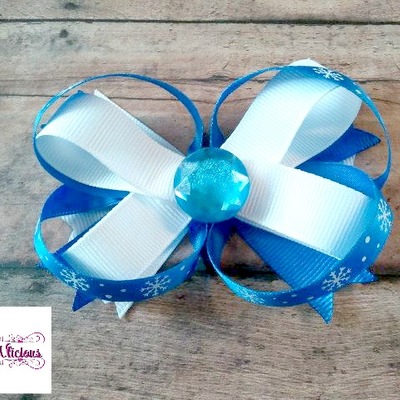 Snowflake blue jewel 