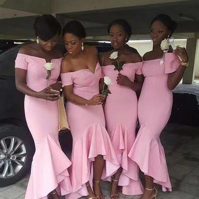 Beautiful pink ankle length bridesmaid dresses  - Thumbnail 1