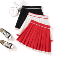 RETRO STRIPE" PLEATED SKIRT - Thumbnail 9