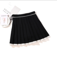 RETRO STRIPE" PLEATED SKIRT - Thumbnail 7