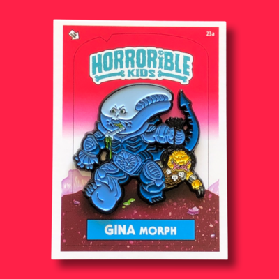 Horrorible kids gina morph - limited edition enamel pin