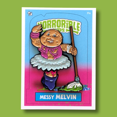 Horrorible kids messy melvin - limited edition enamel pin
