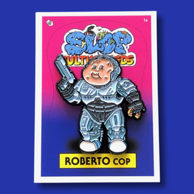 Slop culture kids roberto cop - limited edition enamel pin - Thumbnail 5