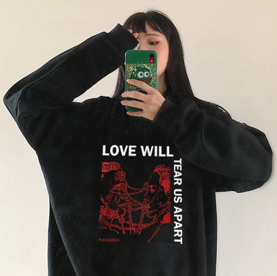 LOVE WILL TEAR US APART HOODIE
