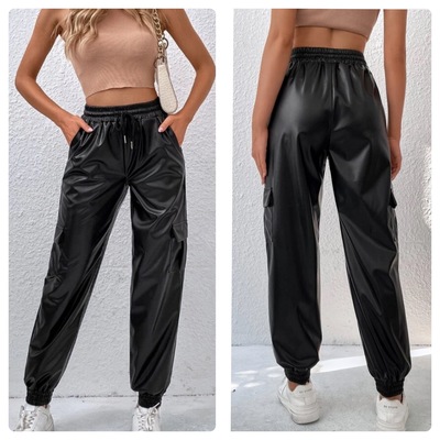 Faux leather pants-td - Thumbnail 4
