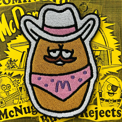 NUGGET COWPOKE embroidered patch