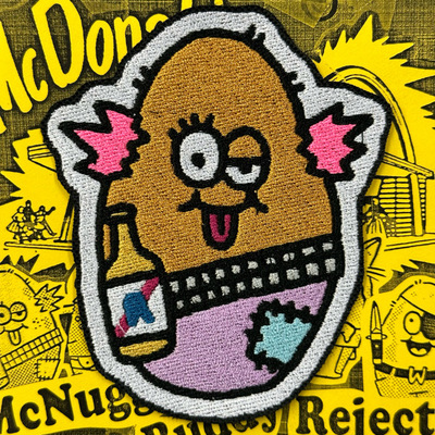 NUGGET PUNK embroidered patch