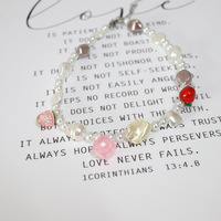 Y2K cherry strawberry dice necklace - Thumbnail 4