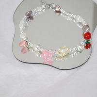 Y2K cherry strawberry dice necklace - Thumbnail 3