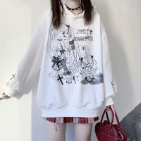 Harajuku Graphic Anime Hoodie - Thumbnail 5