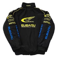 VINTAGE SUBARU WORLD RALLY TEAM BLACK F1 JACKET  - Thumbnail 1
