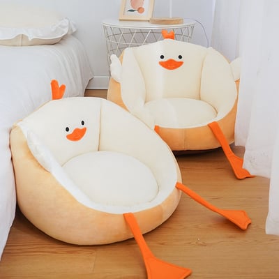 Cute duck floor cushion