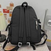 Kawaii Harajuku Cartoon Color Block Backpack - Thumbnail 8