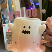 Ghost Mug Black Cat Magic Phantom Phantom Elf Mug - Thumbnail 3