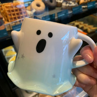 Ghost Mug Black Cat Magic Phantom Phantom Elf Mug - Thumbnail 4