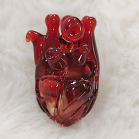 Pretty Crystal Transparent Sky Blue Red Pink Heart Rose Vine Garden Forest Jewelry Power Energy Chains Necklace Pendant - Thumbnail 8