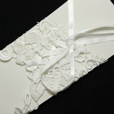 Whtie vintage style lace applique rhinestone wedding bridal long gloves