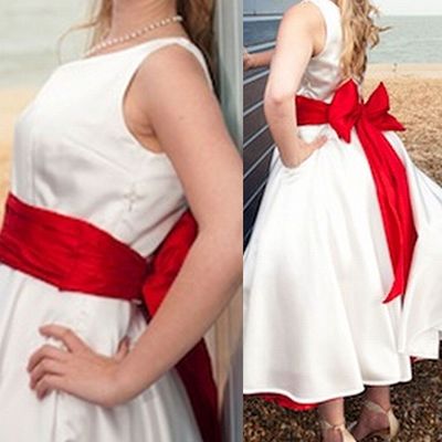 3 yards vintage style satin ribbon dress belt sash - multicolour  - Thumbnail 5