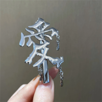 Free Shipping-Y2K 愛するHair Clip - Thumbnail 3