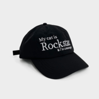 Free Shipping-MY CAT IS ROCKSTAR BASEBALL CAP - Thumbnail 1