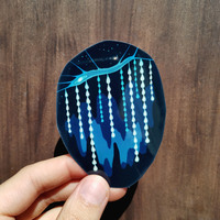 Glow In The Dark Glowworm Sticker - Thumbnail 3