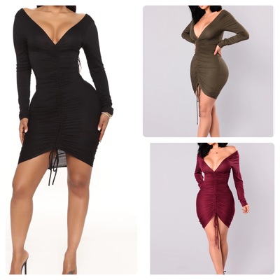 Long sleeve bodycon -TD